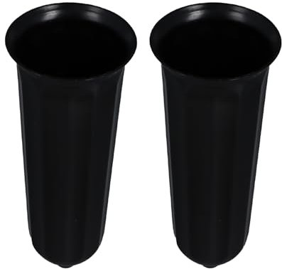 Vaso per Tomba e Cimitero - Soluzione Decorativa Versatile in Plastica, per Urna con Base, Uso Interno ed Esterno
