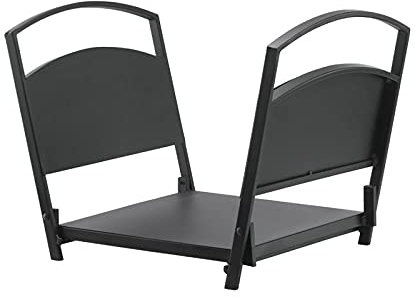 Kaminholzregal, Kaminholzhalter, Holzregal, Stapelregal, Kaminwerkzeug, robustes Kaminholzregal, für drinnen und draußen, Holzaufbewahrung, Organisation, Holzregal,