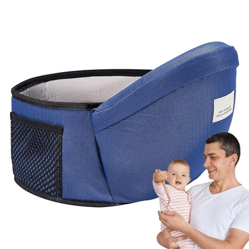 Byeaon Höfthållare för baby, höftbärsele, Bekväm bärsele Höftsits, Höfthållare Mjuk, halkfri barnbärare för komfort och stöd