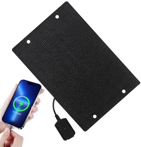 Solar Panel Phone Charger, High Efficiency Solar Charger, Portable Smartphone and Tablet Charging Device, Ideal for Outdoor Camping, Hiking, Travel, Eco Friendly Power Source, Used