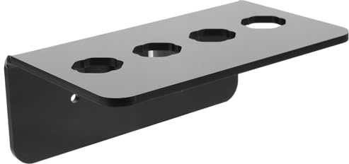 Soporte para Tijeras de Peluquería Acrílico 4 Ranuras Pared Negro