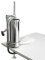 Wiltec Poussoir à saucisse – 630 x 120 x 120 mm – Capacité 3,5 l – en Acier inoxydable – Machine de remplissage pour chair – 4 buses incluses