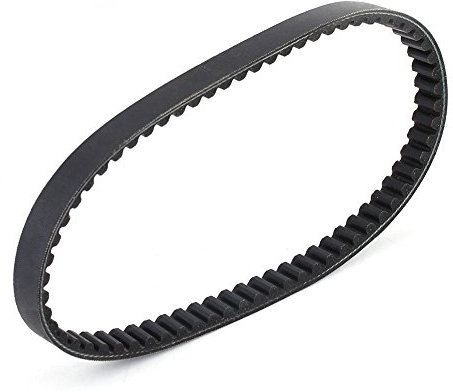 Qiilu Courroie Scooter Courroies de Transmission Courroie d'entraînement en Caoutchouc Noire