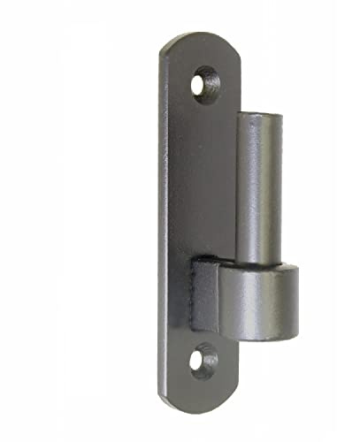 Pollmann®Baubeschläge Kloben auf Platte D3 HR, Dorn Ø 14 mm, Abst. 25 mm, schwarz, 2 Stück