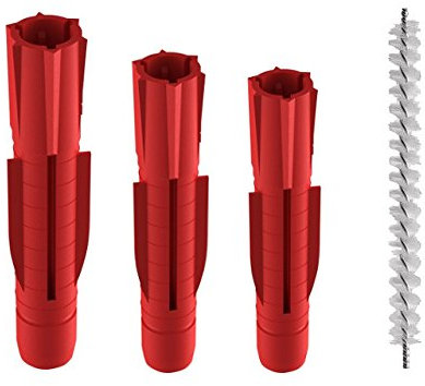 TOX Allzweckdübel Tri Profi Set 100x6/51 100x8/51 50x10/61 1xReinigungsbürste 250 Stück