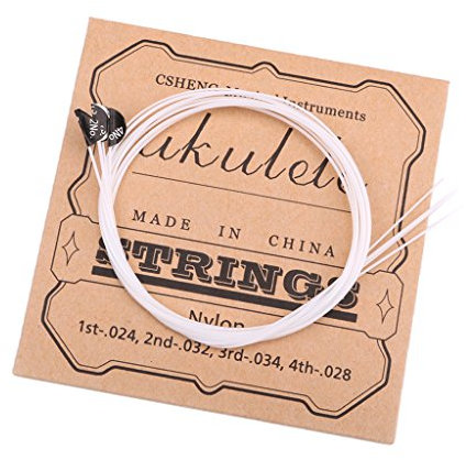 Satz Von 4 x Nylon Ukulele Saiten Gitarrensaiten Set für 21 '' 23 '' 26 '' Ukulele Ersatzteile