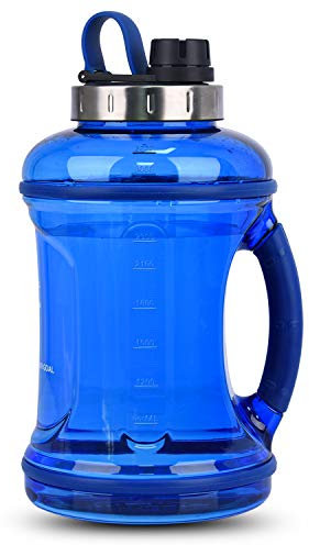 FORWEWAY Large Sports Water Bottle 3.2L BPA-free Leak-proof Extra-strong Reusable Durable Gym jug with Capacity Marker for Outdoor Fitness Cycling,Hiking,Camping