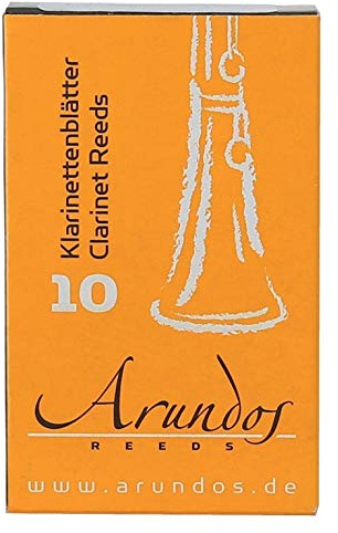 Arundos Blatt BB-Klarinette Aida, 10er Packung, deutscher Schnitt, Size 2,5