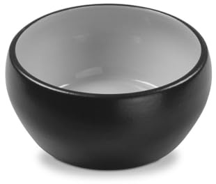 WOLTERS Hundenapf Diner Color, Farbe:schwarz/grau, Größe:500 ml
