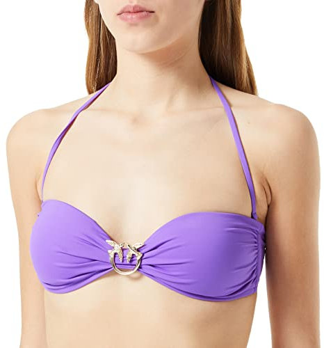 Pinko Abbraccio Top Bikini Tecno Jer Parte Superiore, Yb1_Lilla Lavanda, M Donna