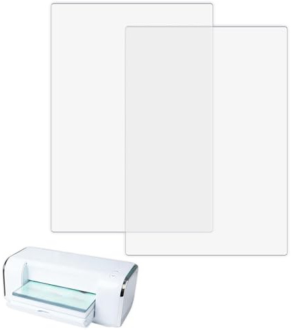 2 Stück/1 Paar Schneidepads für BSP & BS Switch Plus Stanzmaschine, transparente Polycarbonat-Kunststoff-Schneideplatten, Pads zum Prägen und Basteln (31,7 x 21,5 x 0,3 cm)