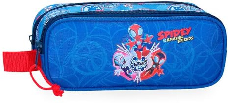 Disney Marvel Marvel Shield Trousse pour Enfant de Joumma Bags., Bleu, Trousse Double