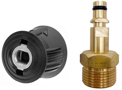 GIONAR Hose Connector for Karcher K2/K3/K4/K5/K6/K7 Pressure Washer, M22 14mm Quick Release Adapter for Karcher, Pressure Washer Hose Fittings, Brass Material, Adapter for Karcher