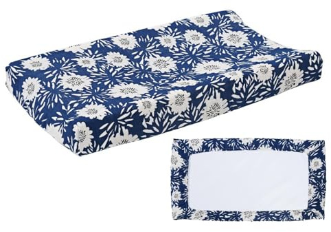 Wickelauflagenbezug – Wickelauflagenbezug aus weicher Baumwolle, | Wickelauflagenbezug | elastischer Wickelauflagenbezug, 16 x 32 Zoll, atmungsaktive und hypoallergene Pads