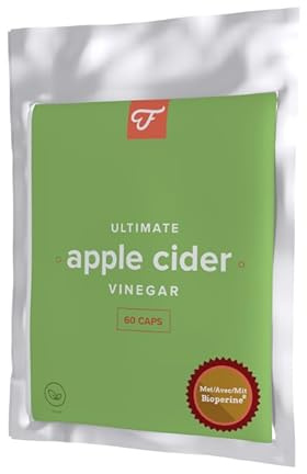 Ultimate Apple Cider Vinegar Kapseln – 3x 60 Kapseln mit hochwertigem Apfelessig-Extrakt – mit Bioperin®, Ceylon-Zimt, Ingwer und Cayennepfeffer - Unterstützt Verdauung & Stoffwechsel