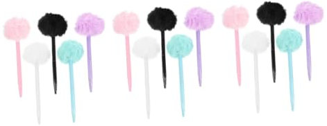 Gadpiparty 3 Series Bolígrafos Decorativos Linda Pluma Bolígrafos Hinchados Lindos o Bolígrafo Decorativo Para Modelar Bolas De Peluche Páginas 5 Piezas X 3