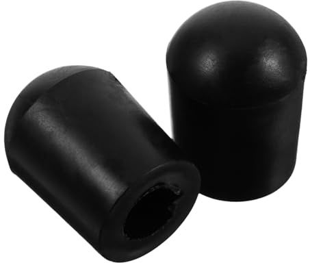 Toddmomy 2 Stück Kontrabass Endpin Stoppers Rutschfeste Schwarze Kappen für Streichinstrumente Hochwertige Gummidämpfer für Verbesserte Stabilität und Klangqualität