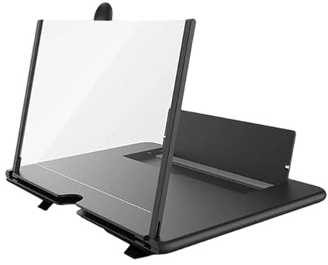 Kixolazr Ingranditore Schermo Per Telefono Cellulare | Ingranditore Desktop 3D HD - Lente di Ingrandimento Mobile | Per Bambini E Anziani, Per Guardare Video, Per Serate Film, Per Casa E Viaggio