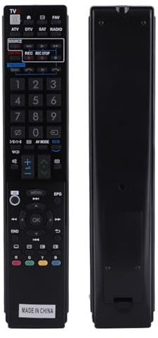 AKLOSIPY Telecomando Sostitutivo per Televisore LED LCD HD 3D, Nessuna Configurazione Richiesta, Design Ergonomico