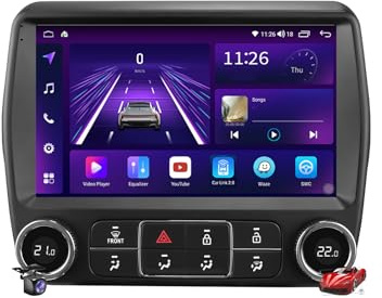 M6 plus 1,Android 15 Autoradio Stereo con 4G WiFi Carplay Android Auto per Camaro 2010-2015 Upgrade Touchscreen GPS Navi 9 Pollici Tablet Lettore MP5 Multimediale FM BT Receiver