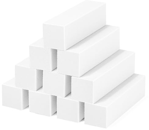 AOOSA 10 st nagelbuffertblock, professionell salong nagelbuffert slipblock