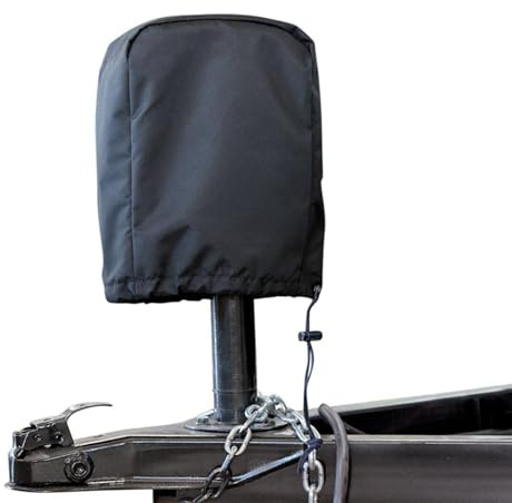Funda protectora eléctrica de tela Oxford 600D, resistente al agua y a los rayos UV, para caravanas y remolques de RV, fácil montaje sin herramientas, se adapta a la mayoría de los dispositivos