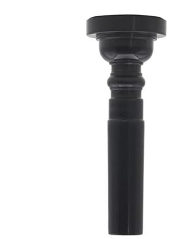 Generic 2x Bocchino per Tromba Misura 7C Plastica Nero/Bianco Accessori Parti Nero, 4 pezzi