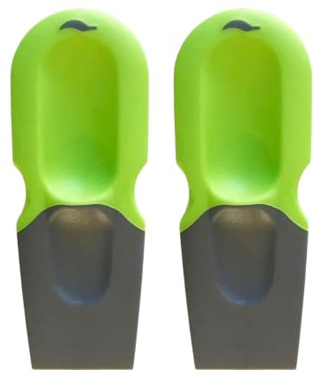 Thumb Scraper, Non-Stick Non-Slip Grip, Durable Plastic Kitchen Cleaning Tool, for Removings Labels Stains on Pots Glass Ceramic Tiles 2pcs