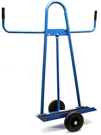 Wiltec Plattenkarren bis 300 kg mit 2 Vollgummi Rädern, Plattenwagen zum Transport großflächiger Platten u. v. m.