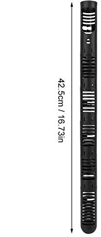 T&F 42,5cm Aquarium Heizung Guard Protector Abnehmbare Aquarium Heizstab Hülse Kunststoff Aquarium Heizung Schutzhülle Guard mit Saugnäpfen