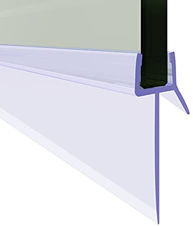 SONNI Duschdichtung 90cm für Glasstärke 7mm/ 8mm Dichtlippe Ersatzdichtung Dichtung PVC Dusche Dichtungslippe Wasserabweiser Gummidichtung
