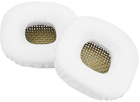 Yizhet 1 Paire Remplacement Coussinets d'oreille Coussins Oreillettes pour Marshall Major I Major II Oreillette Mousse Coussin (Blanc)