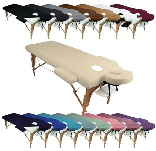 Vivezen - Kit Complet de Housses pour Table de Massage - Éponge- Plusieurs Coloris