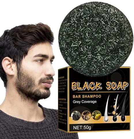 2 Bar X50g Savon Pour Cheveux Gris, Shampoing Solide Anti Cheveux Blanc, Natural Grey Hair Removal Soap, Le Shampooing-savon Solide Restaure La Couleur Naturelle Des Cheveux Et Nourrit Les Racines