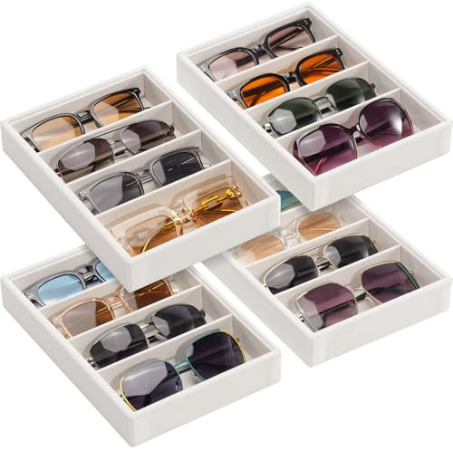 Lolalet unisex - vuxen Sunglasses Organizer Tray solglasögon organizer