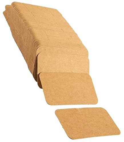 DIYEAH 300stücke Kraftpapier Karten Blanko Memo Karten Leicht Tragbar Vintage Naturkarton Beidseitig Beschreibbar Vielseitig Einsetzbar Für Notizen Spielkarten Diy Anwendungen