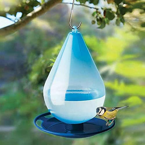 Automatischer Vogelwasser-Futterspender für Wildvögel, hängende Wasserspender, Tropfenvogeltränke, zum Aufhängen, für Gartendekoration im Freien