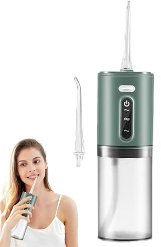 Idropulsore per denti - Irrigatore dentale senza fili, Flosser ad acqua | portatile | Pulizia profonda, idropulsore elettrico a 3 modalità, cura orale, dispositivo di seta dentale