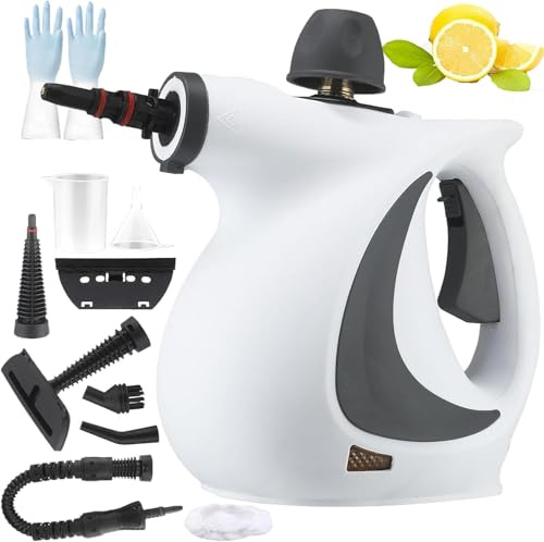 Red Hot Dampfreiniger, Gluckaro Dampfreiniger, Steamburst Red Hut Steam Cleaner Mobile, Red Hut Akku Dampfreiniger Tragbar, 3.2 Bar Steam Pressure 1050 W Steam Cleaner For All Floors
