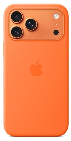 Apple Silikonskal med MagSafe till iPhone 17 Pro Max – orange ​​​​​​​