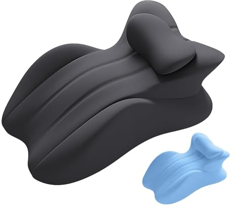 Almohada de cuña para la intimidad de las parejas, cojín de perfil bajo con diseño discreto para privacidad en el dormitorio, apoyo cómodo para sentarse o acostarse (negro)