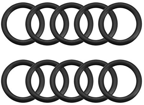 sourcing map 10 Stück Dichtung O Ringe 25mm AD 18,8mm ID 3,1mm Breite Nitrilkautschuk Metrische Dichtungsringe Gummi Unterlegscheiben Seals für Wasserhahn Rohrleitungen Beständig Schlauch