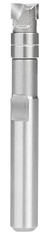 Amana Tool 47221-SFlush Trim Plunge Template1/4 D x 1/8 CH x 1/4 Inch SHKCarbide Tipped Router Bit with Mini 1/4 D Upper BB