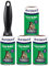 Lint Rollers Refills set 360 Sheets, Excellent Quality, Super Extra Sticky, Easy Peel 1 Roller + 4 Lint Roller, Removes Pet Hair, Fur, Fluff & Dust From All Fabrics Carpet Bed Sofa Clothes & Furniture