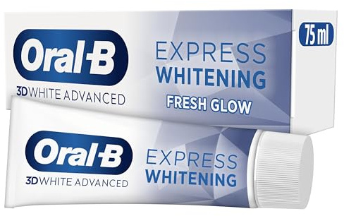 Oral-B 3D White Advanced Express Whitening Toothpaste Fresh Glow 75ml