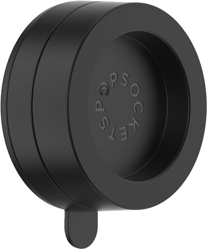 PopSockets Multi-Oberflächen-Saugtelefonhalterung, abnehmbare Oberflächenhalterung, Telefonständer kompatibel mit MagSafe® - Metallic Black