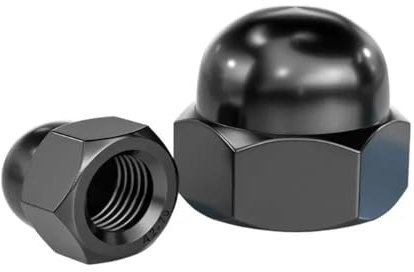 Tuercas ciegas de acero inoxidable DIN1587, cubierta decorativa, semicírculo, M3-M20, color negro, 304 (Size : M20 (1Pcs))