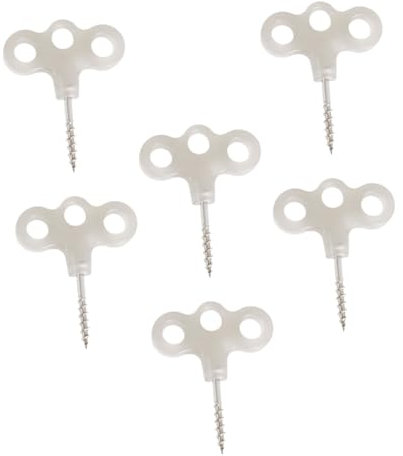 WOONEKY 6pcs Outdoor Zelt Hering Heringe Camping Zubehör Licht Schraube-in Boden Schraube Zelt Heringe
