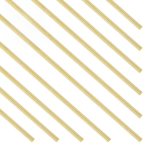 SUNNYCLUE 30G French Wire Gold French Bullion Wire 18 Gauge Coil Gimp Wire Round Flexible Copper Wire Metallic Wire French Wires for Jewellery Making Embroidery Beading Art Work Garment Decoration