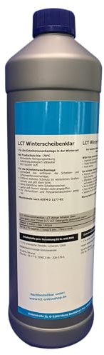 LCT Auto Winterscheibenklar Scheibenreinigungskonzentrat mit Frostschutz bis: -60°C für PKW und LKW Winter Klarsicht Autoscheibe Konzentrat (1x 1L)